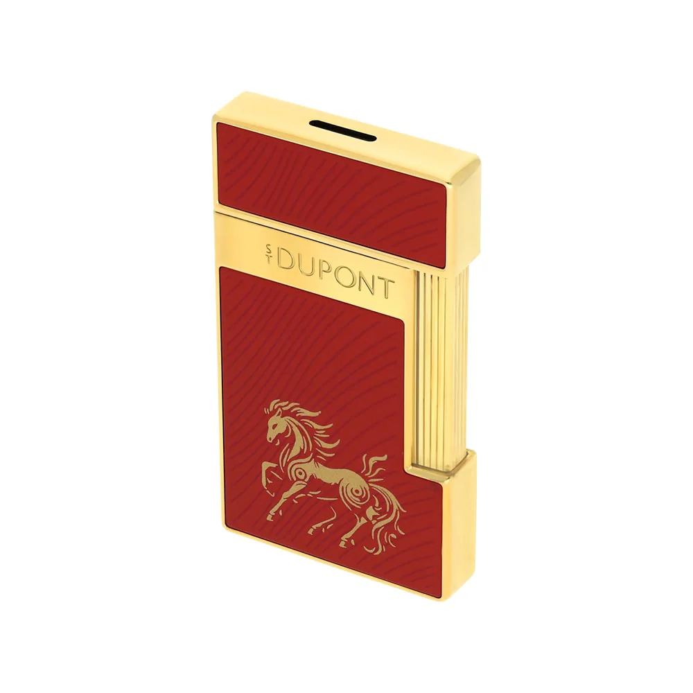 S.T.Dupont Year of the Horse Slimmy Lighter Red - Image 3