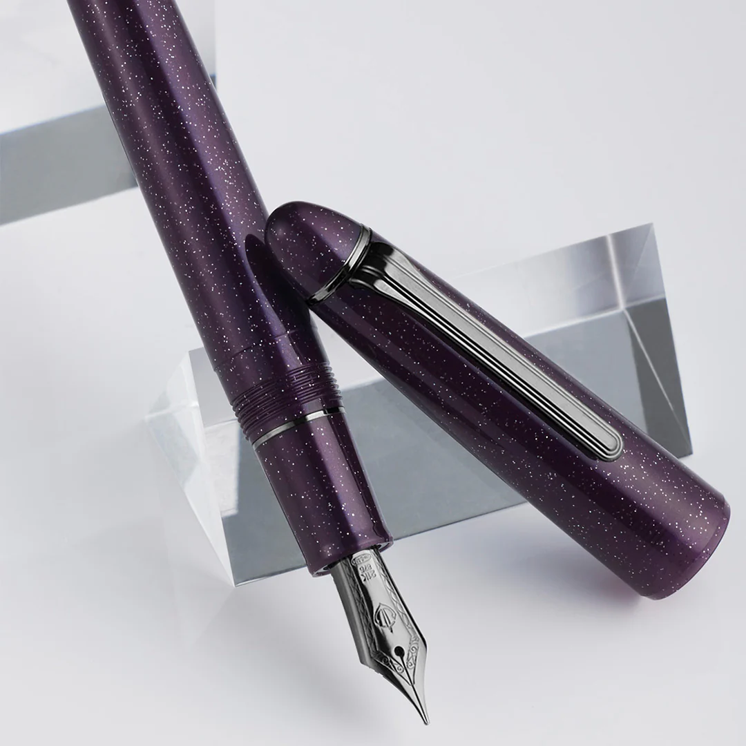 Sailor 1911 Large Fountain Pen Ringless Galaxy Magellanic Clouds 21k Nib - Image 2
