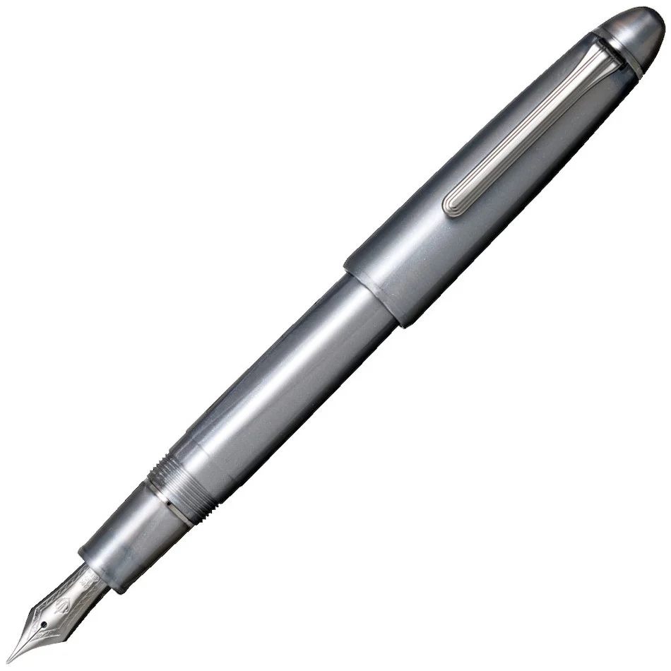 Sailor 1911 Ringless Metallic Fountain Pen Simply Gray 21K Nib