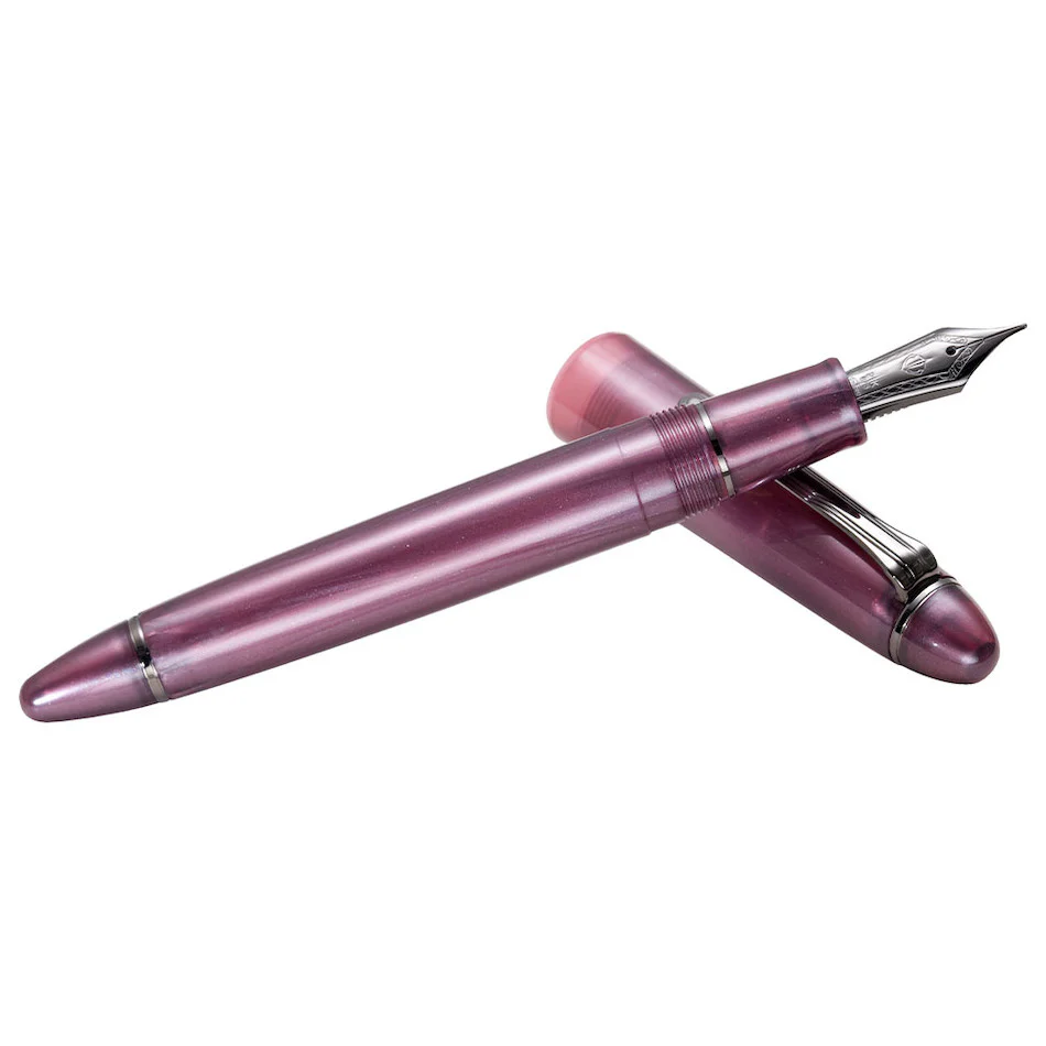 Sailor 1911 Ringless Metallic Fountain Pen Simply Red 21K Nib - Image 2