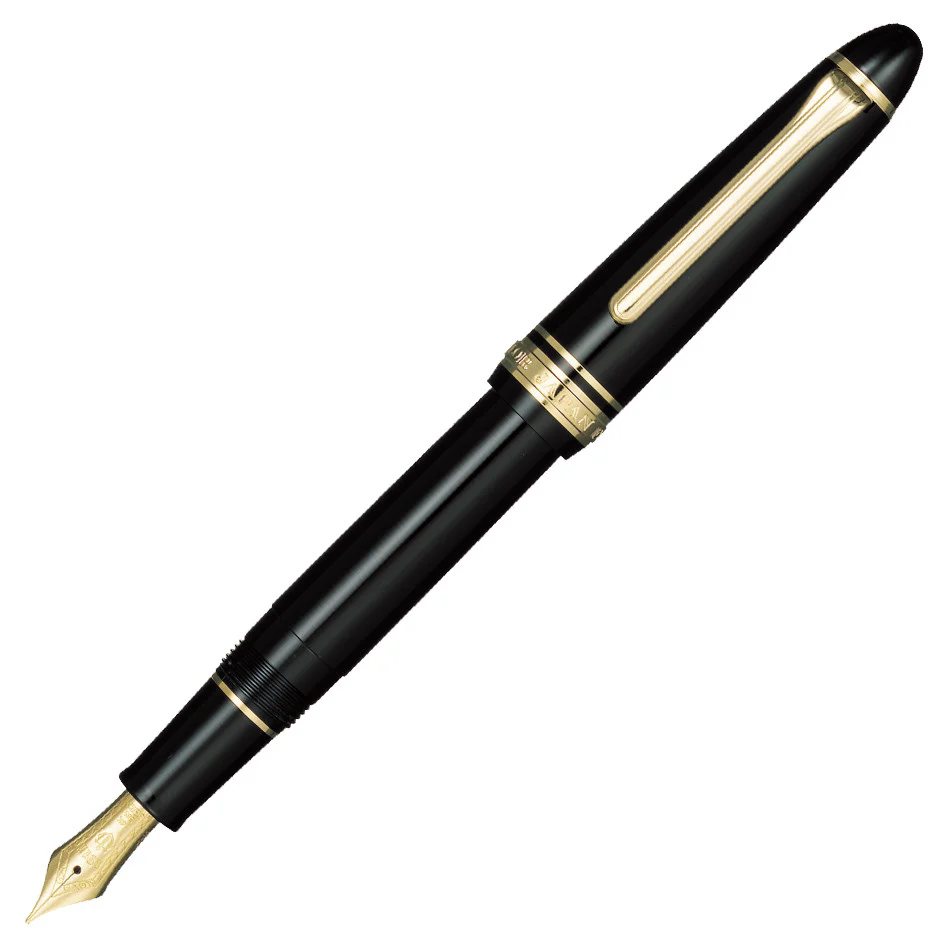 Sailor 1911 Standard Fountain Pen Black with Gold Trim