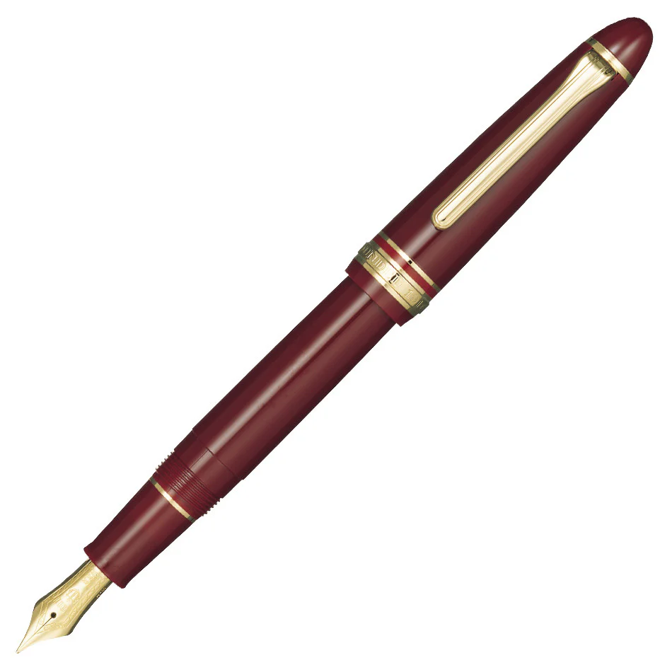 Sailor 1911 Standard Fountain Pen Maroon with Gold Trim