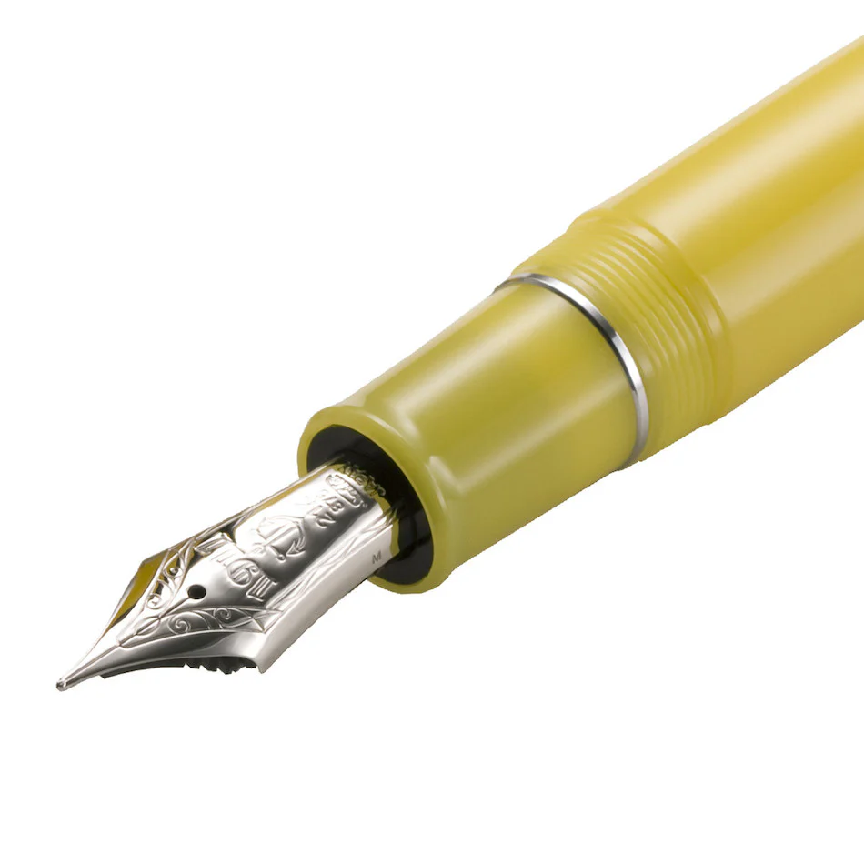 Sailor King of Pens Mandarin Yellow Fountain Pen - Image 3