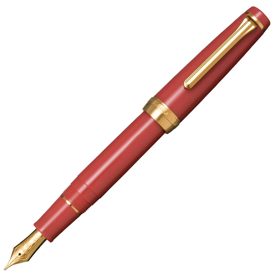 Sailor Professional Gear Regular Fountain Pen Autumn Sky with Gold Trim 21K Nib