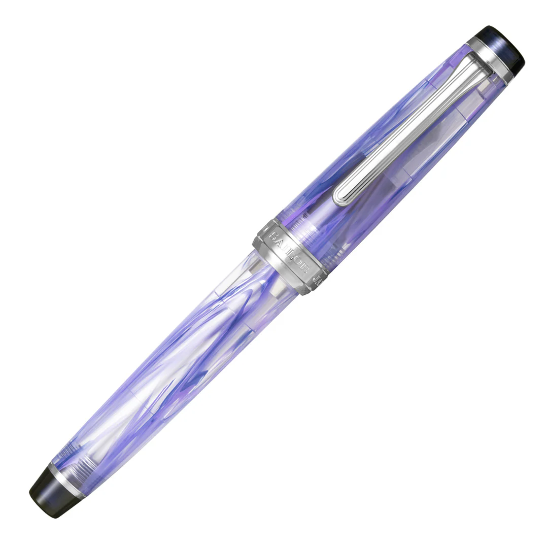 Sailor Professional Gear Regular Fountain Pen Veilio Acrylic Violet 21K Nib - Image 5