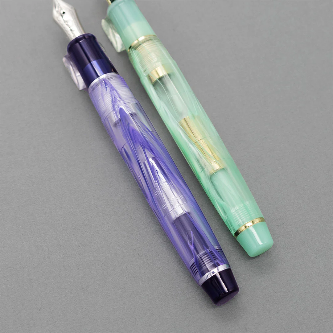 Sailor Professional Gear Regular Fountain Pen Veilio Acrylic Violet 21K Nib - Image 7
