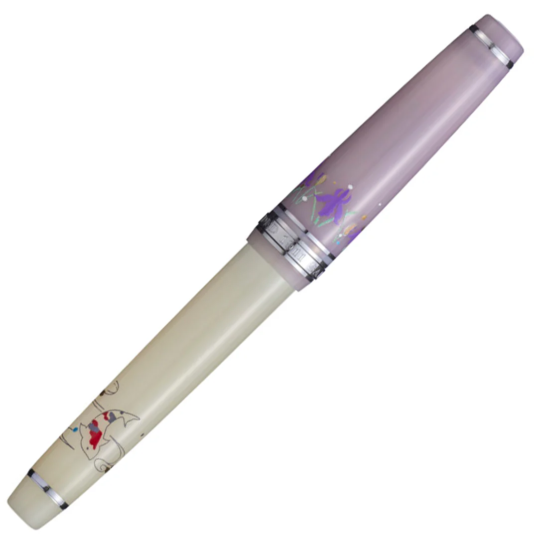 Sailor Professional Gear Slim Fountain Pen Princess Raden Shirotae 14k Nib - Image 2
