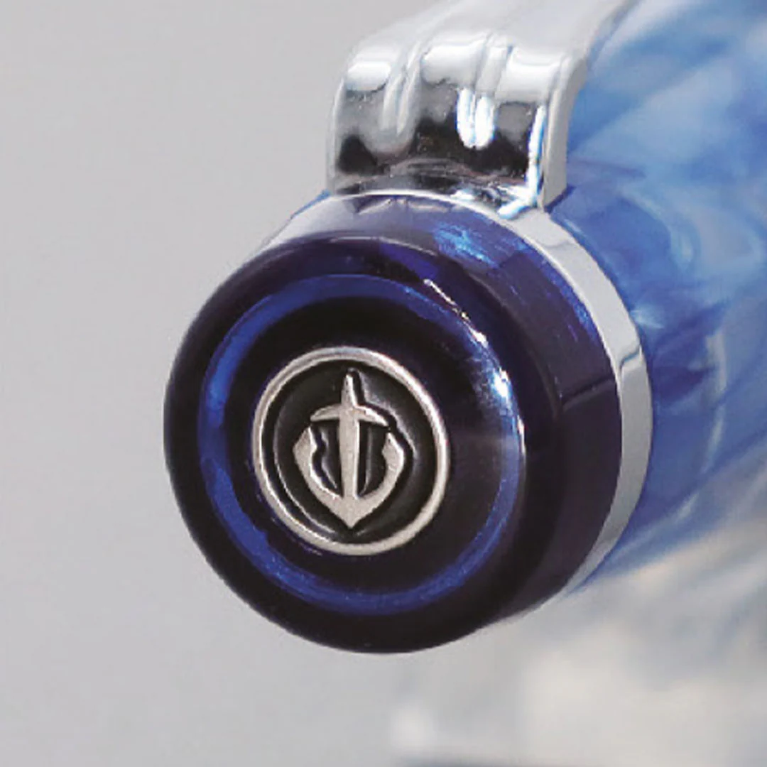 Sailor Professional Gear Slim Fountain Pen Veilio 3rd Edition Blue 21K Nib - Image 4
