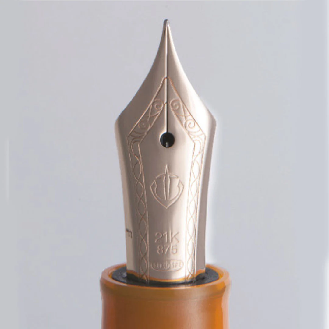 Sailor Professional Gear Slim Fountain Pen Veilio 3rd Edition Pearl Orange 21K Nib - Image 3