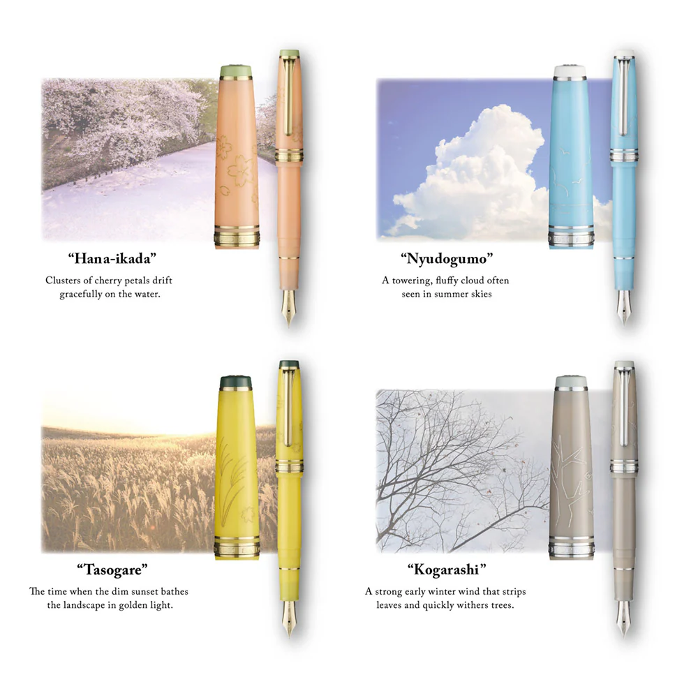 Sailor Professional Gear Slim Japanese Scenery Fountain Pen Kogarashi - Image 3