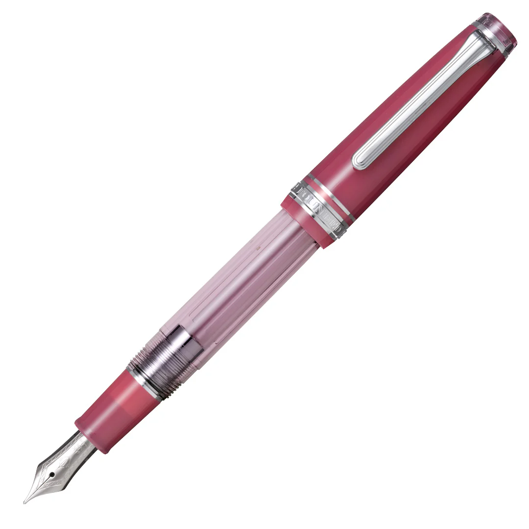 Sailor Professional Gear Slim Manyo II Fountain Pen Wisteria with 14K Nib & 50ml Manyo Fuji Ink