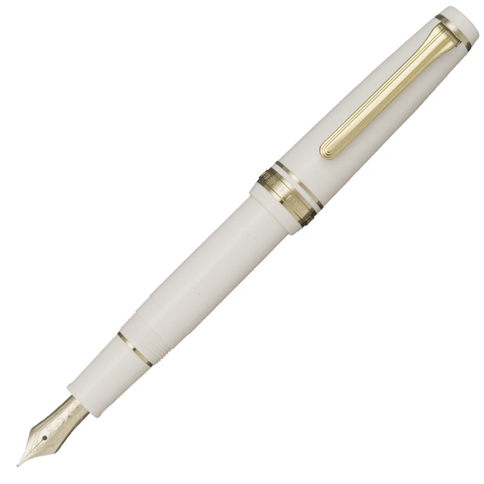 Sailor Professional Gear Slim Mini Fountain Pen Beni White