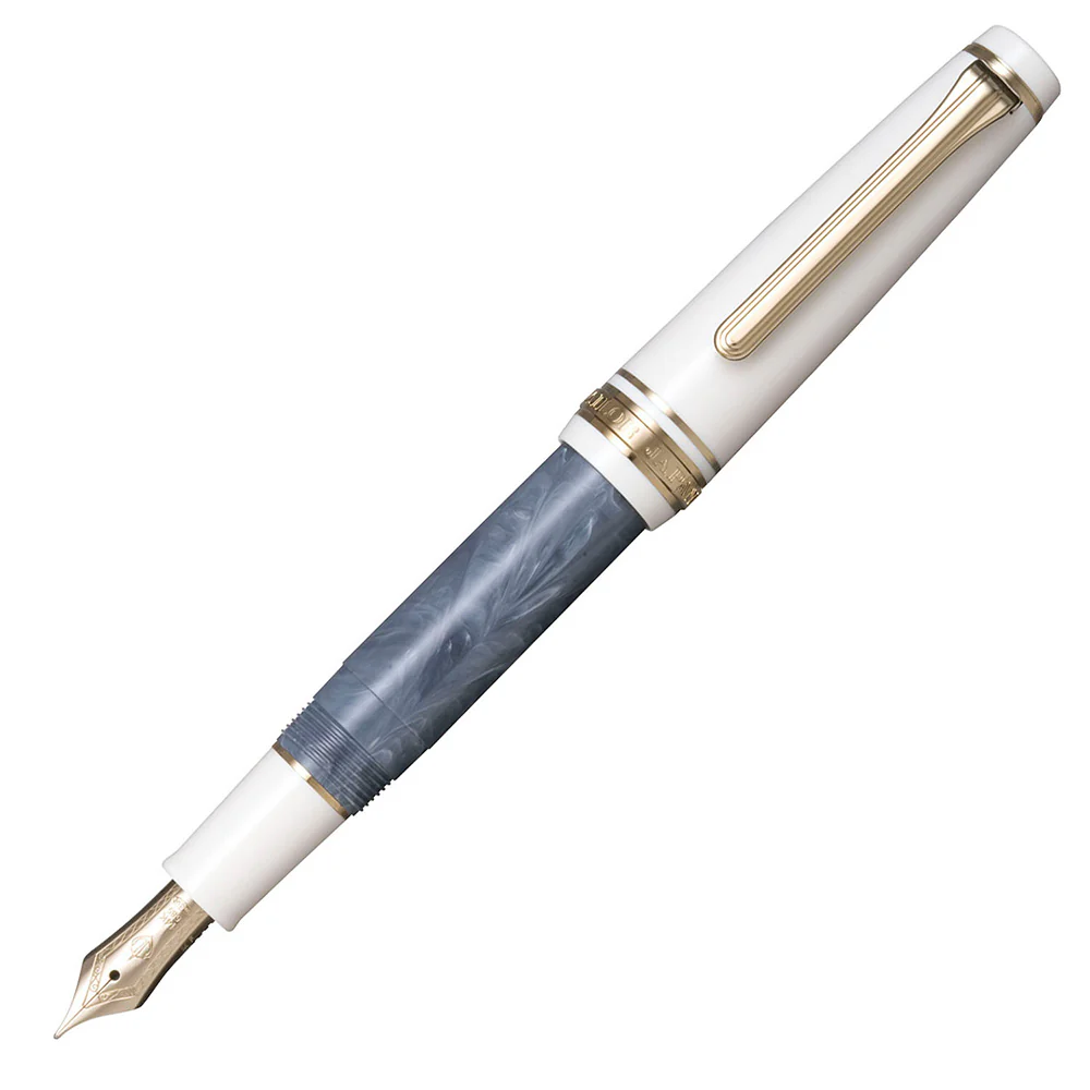 Sailor Professional Gear Slim Mini Rencontre Fountain Pen Gris Fer 14K Nib