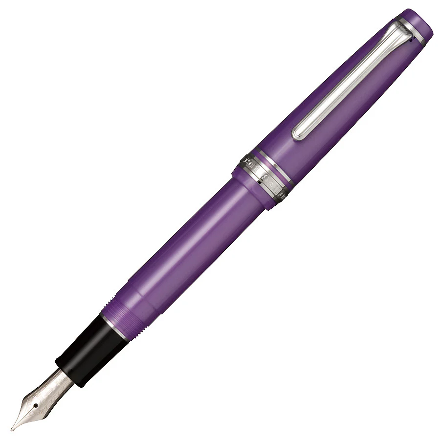 Sailor Professional Gear Slim (Sapporo) Fountain Pen Metallic Violet with Rhodium Trim