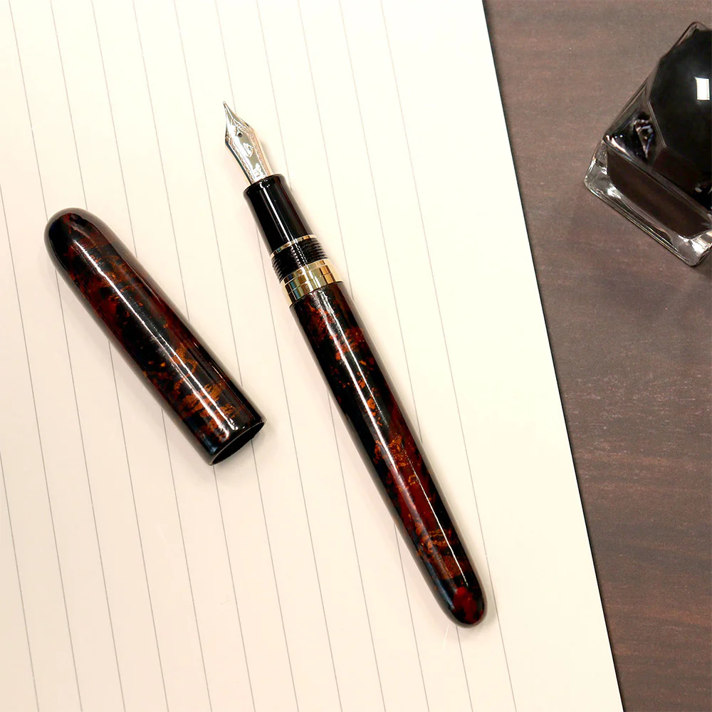 Sailor Rei III Fountain Pen Fukui Sousaku Wakasa-Nuri 21K Gold Medium - Image 2