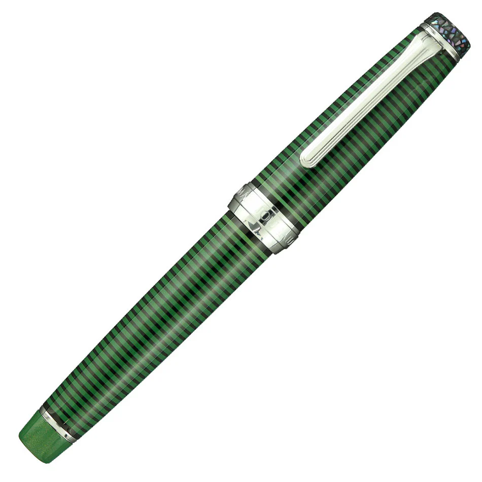 Sailor Wajima Bijou 2nd Edition Fountain Pen Emerald 21K Nib Limited Edition - Image 2