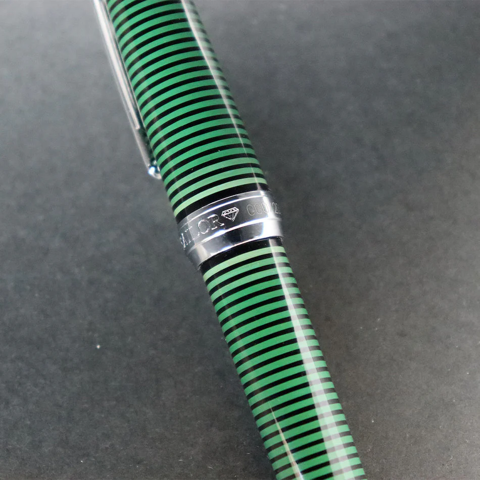 Sailor Wajima Bijou 2nd Edition Fountain Pen Emerald 21K Nib Limited Edition - Image 5