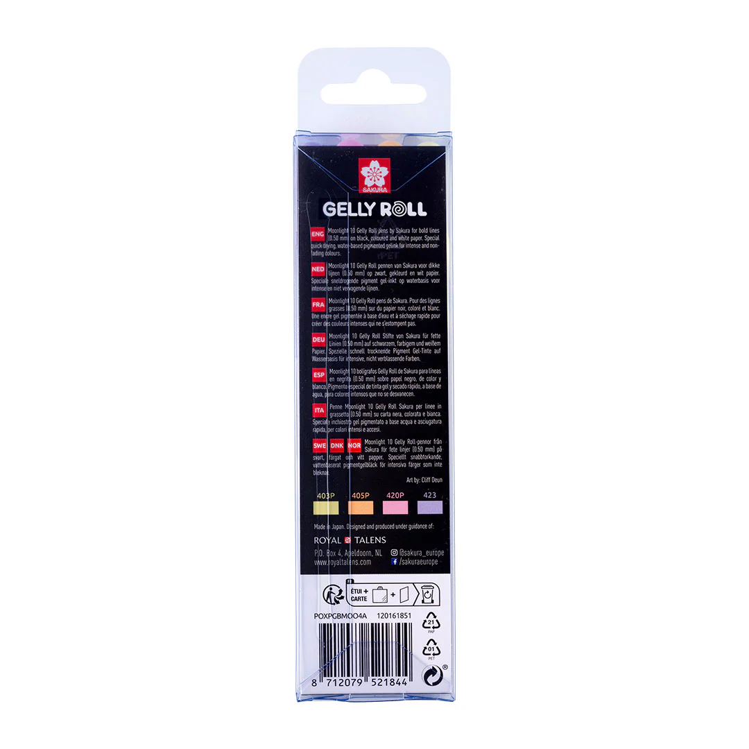 Sakura Gelly Roll Moonlight Set of 4 Sunrise - Image 3