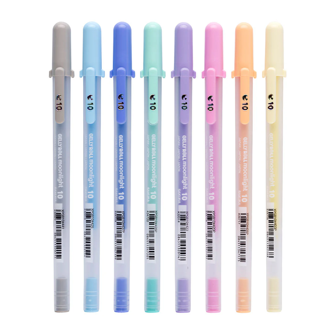 Sakura Gelly Roll Moonlight Set of 8 Pastel - Image 2