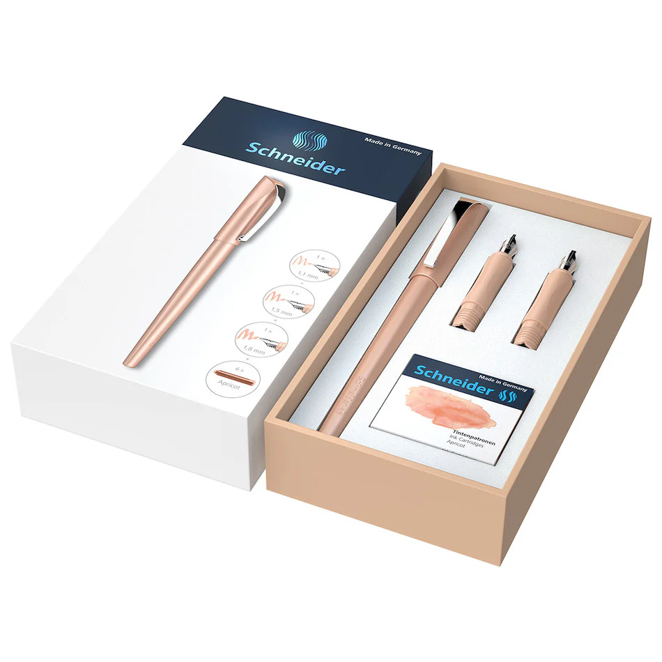 Schneider Callissima Fountain Pen Gift Set Apricot