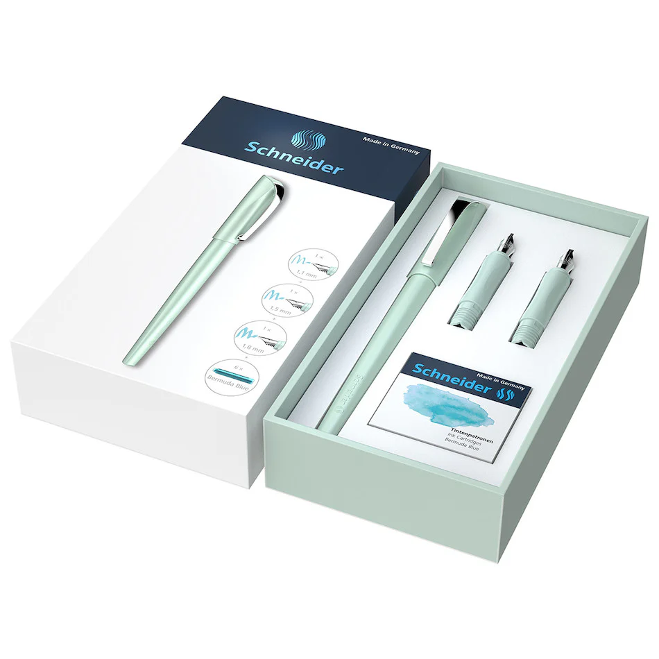 Schneider Callissima Fountain Pen Gift Set Mint