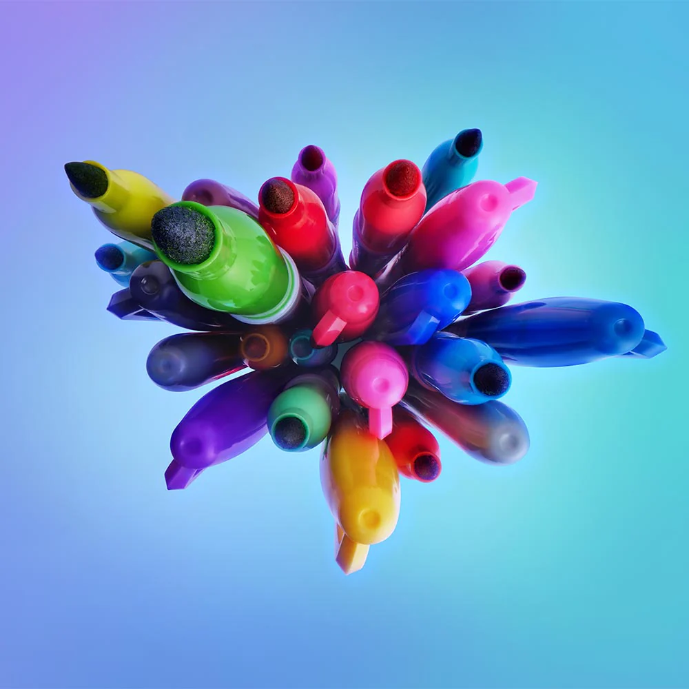 Sharpie Permanent Marker Pen Fine Point Set of 24 Glam POP Special Edition - Image 3