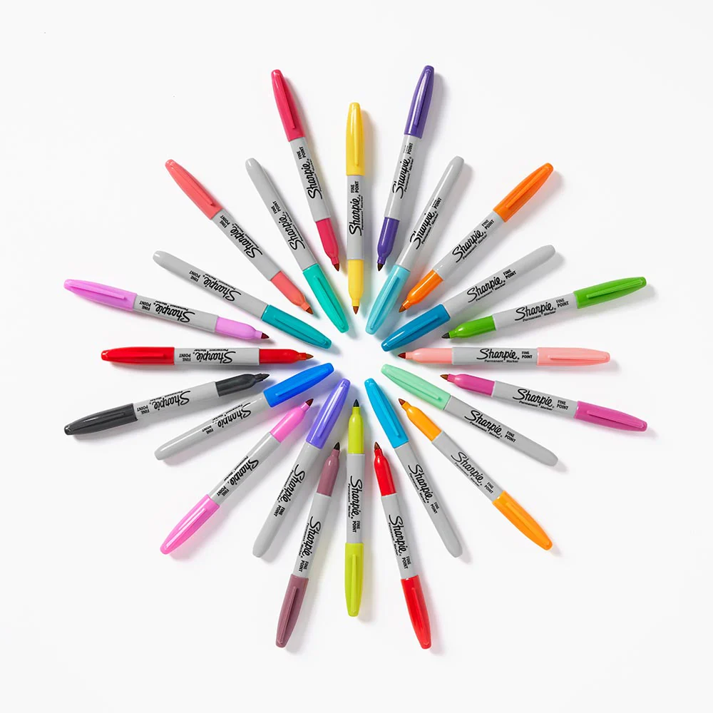 Sharpie Permanent Marker Pen Fine Point Set of 34 Glam POP Special Edition - Image 4