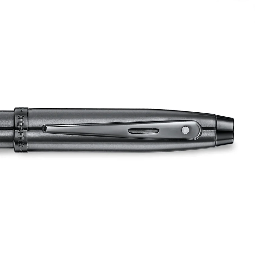 Sheaffer 100 E9375 Rollerball Pen Ionic Grey Gunmetal with PVD Trim - Image 3