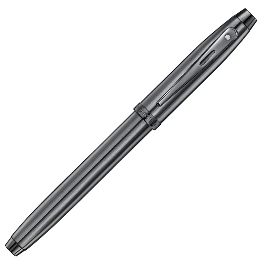 Sheaffer 100 E9375 Rollerball Pen Ionic Grey Gunmetal with PVD Trim - Image 4