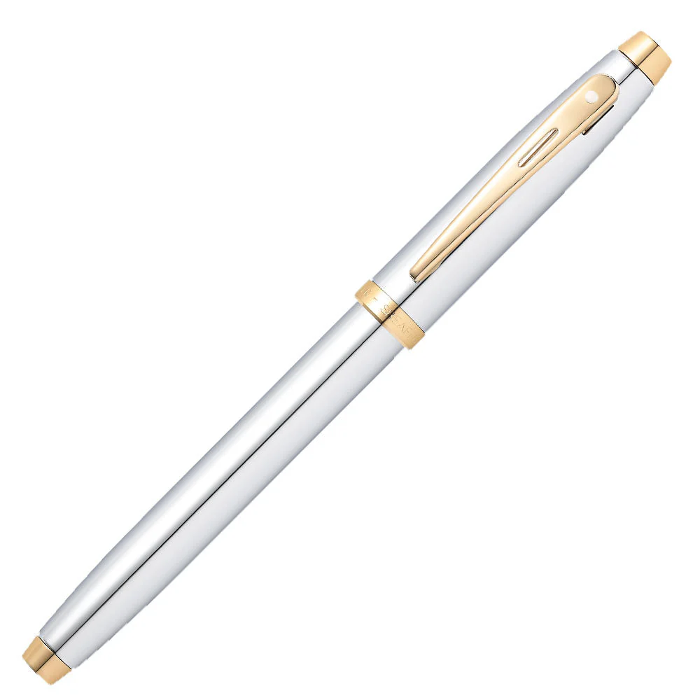 Sheaffer 100 Fountain Pen Bright Chrome - Image 2