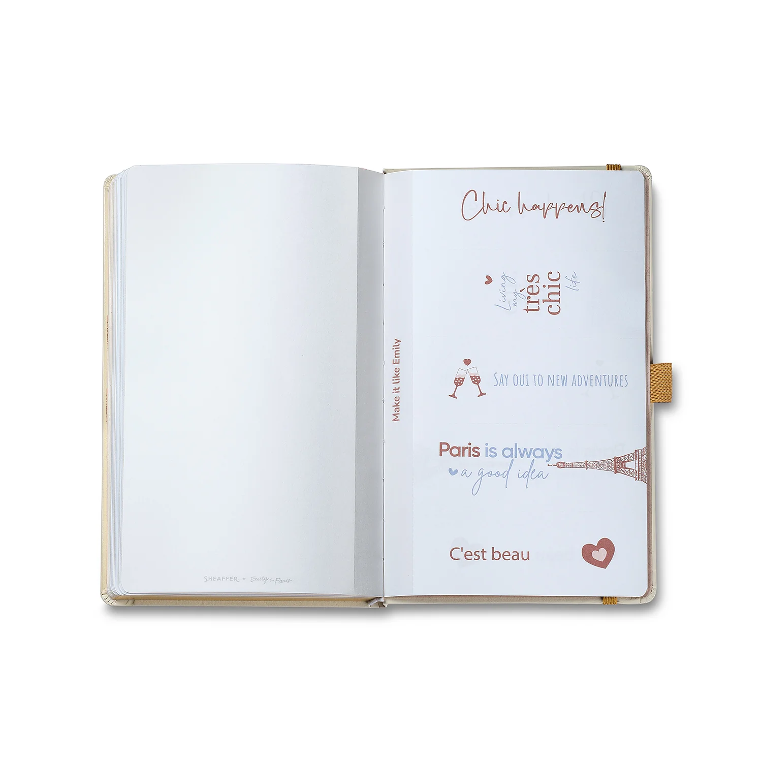 Sheaffer Emily in Paris A5 Notebook Beige - Image 10