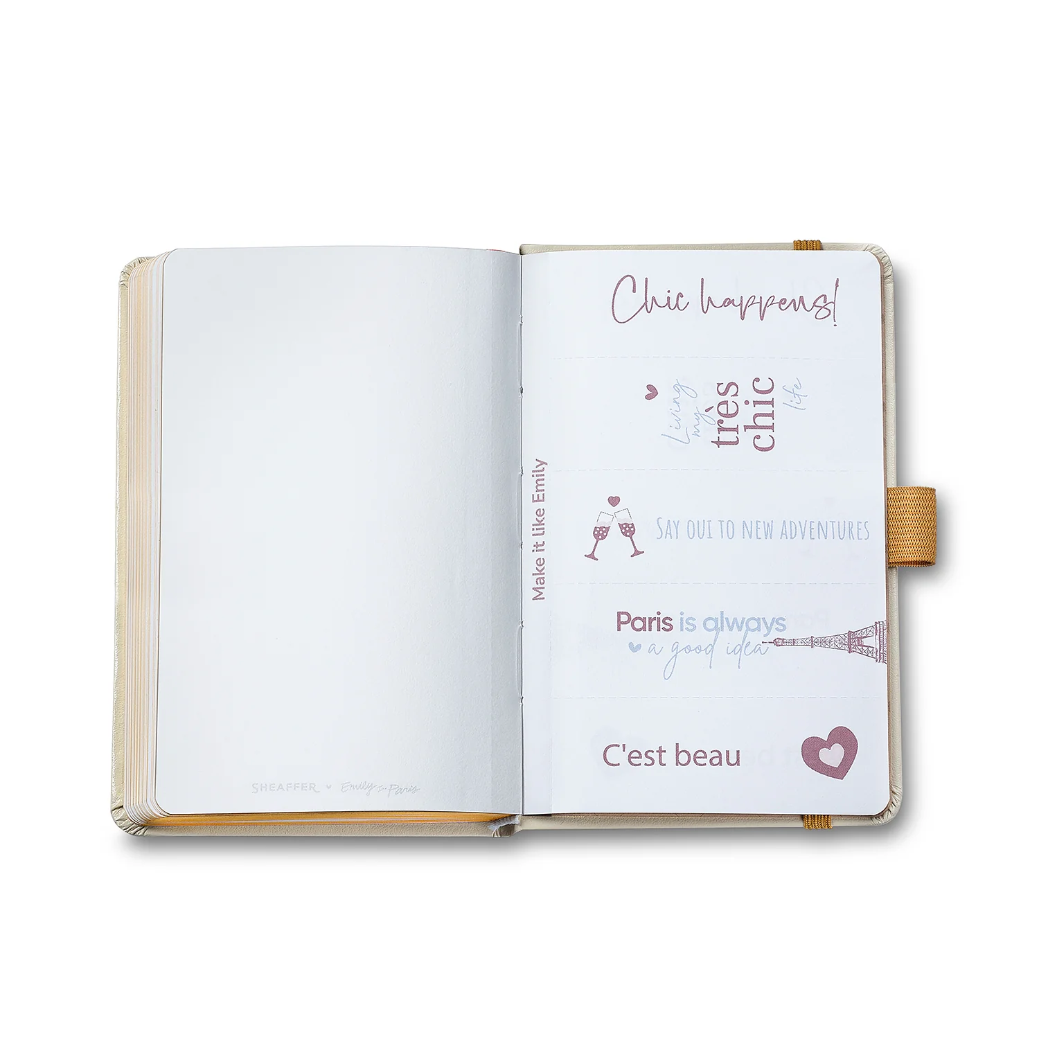 Sheaffer Emily in Paris A6 Notebook Beige - Image 10