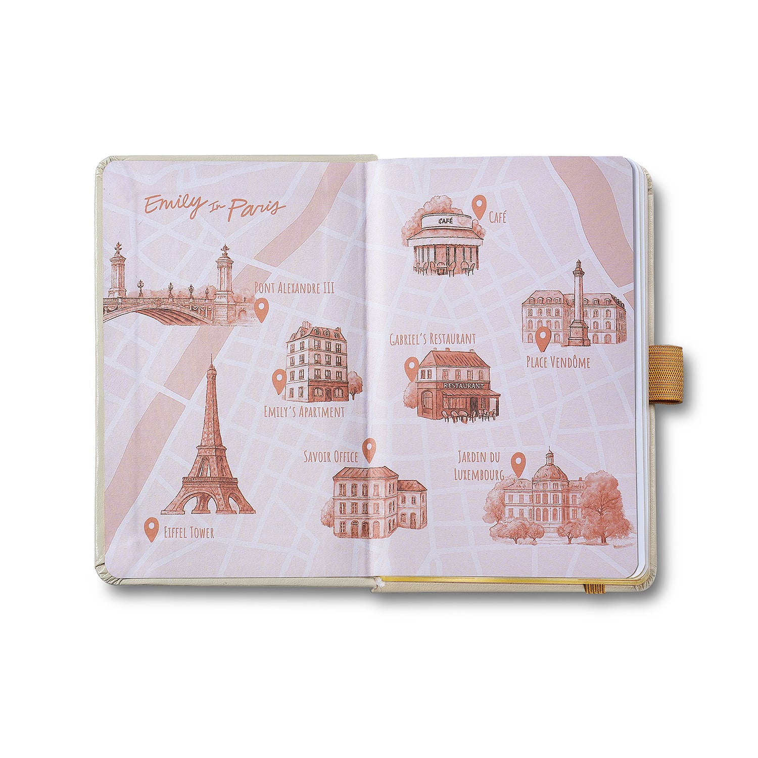 Sheaffer Emily in Paris A6 Notebook Beige - Image 5