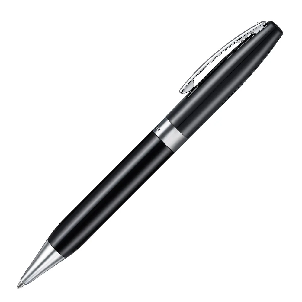 Sheaffer Legacy Ballpoint Pen Black with Chrome Trim and Leather Case - Image 2