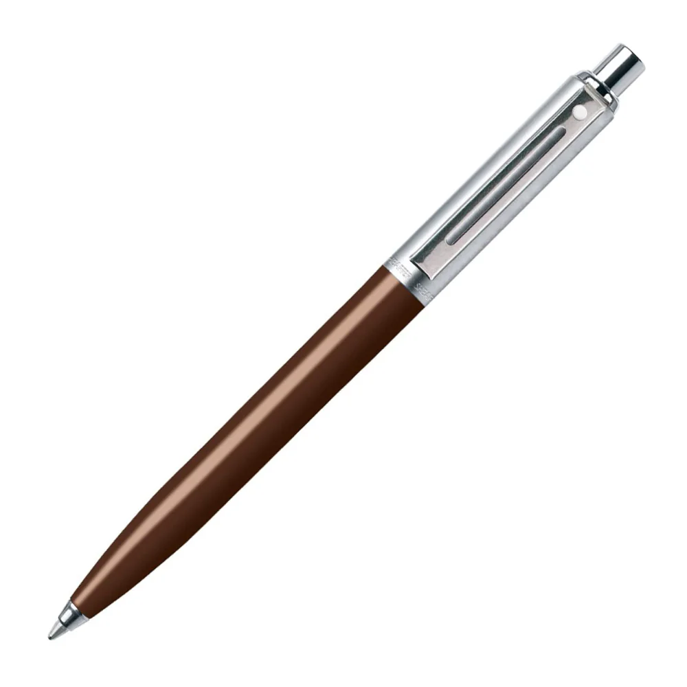 Sheaffer Sentinel 321 Ballpoint Pen Coffee Bean Brown with Chrome Trim