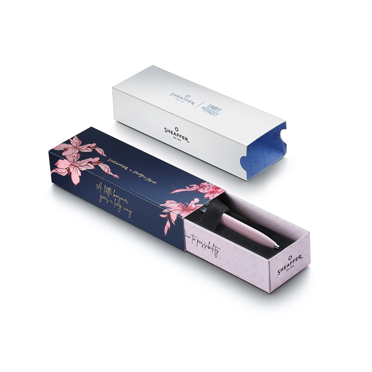 Sheaffer Sentinel Emily in Paris E321 Ballpoint Pen Matte Pink - Image 5