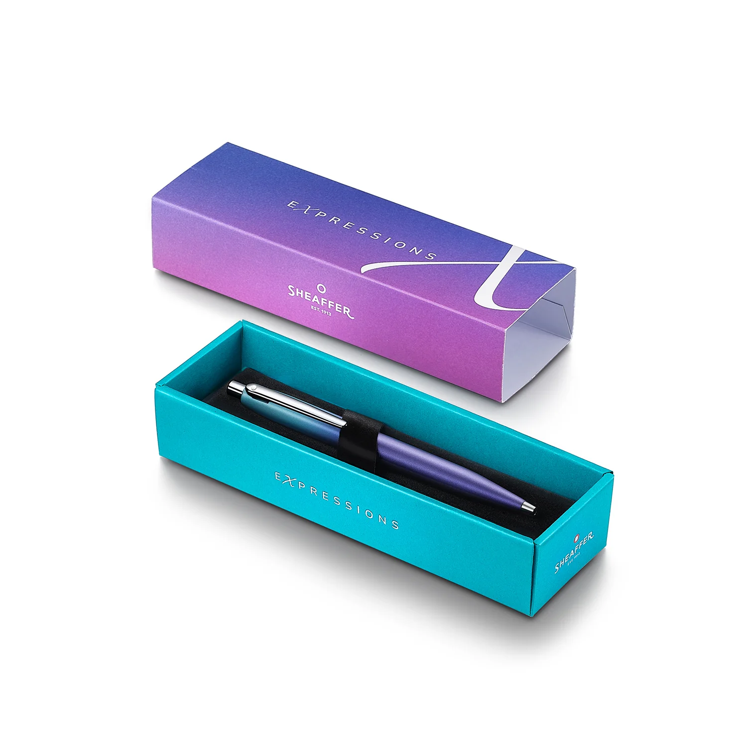 Sheaffer VFM Ballpoint Pen Gradient Blue - Image 2