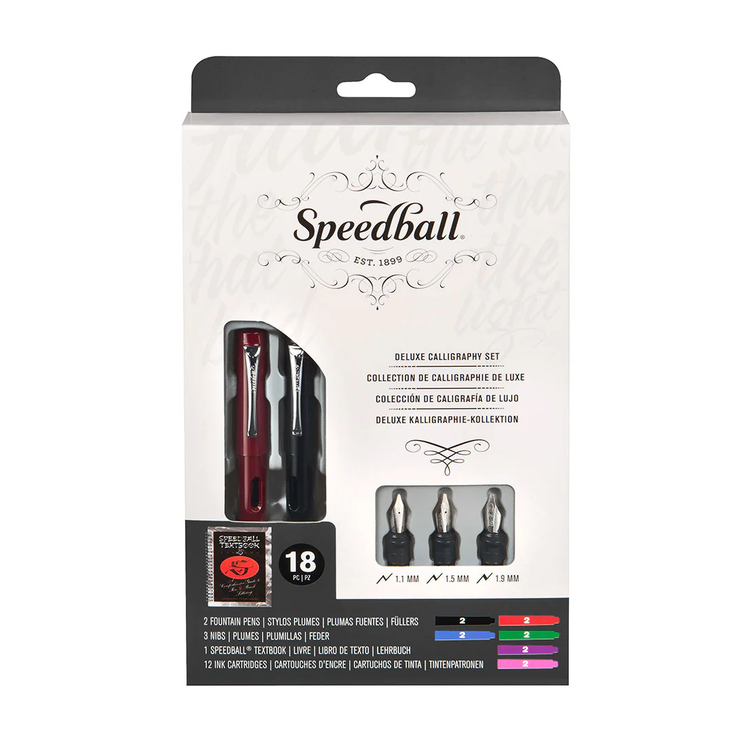 Speedball Calligraphy Fountain Pen Deluxe Set - Image 4
