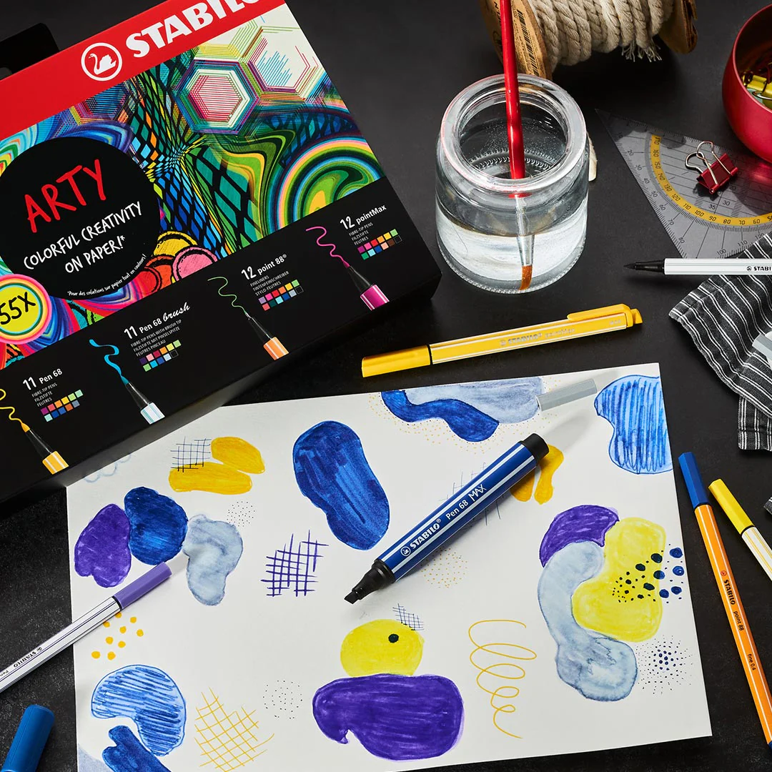 STABILO Arty Hero Set of 68 Assorted Pen 68 And Point 88 - Image 2