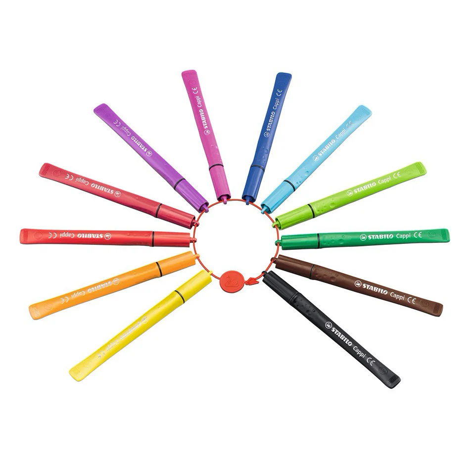 STABILO Cappi Colouring Pens Set of 12 - Image 2
