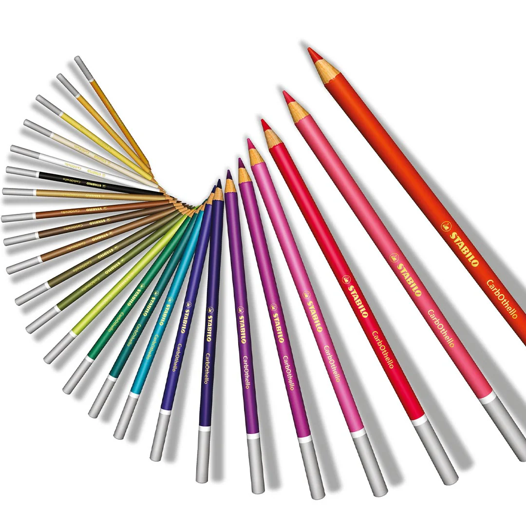 STABILO CarbOthello Metal Box Of 12 Assorted Colours - Image 5