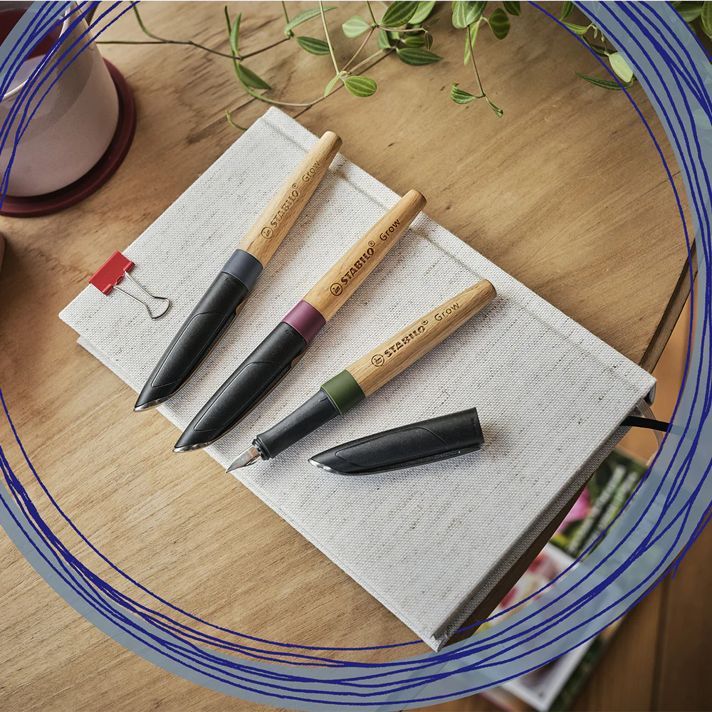 STABILO Grow Climate-Neutral Fountain Pen Oak - Image 3