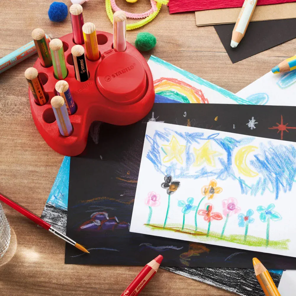 STABILO Woody 3-in-1 Multi-Talented Pencil Deskset of 15 - Image 3
