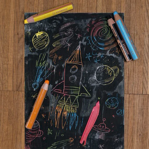 STABILO woody 3-in-1 Pencil Set of 6 - Image 3