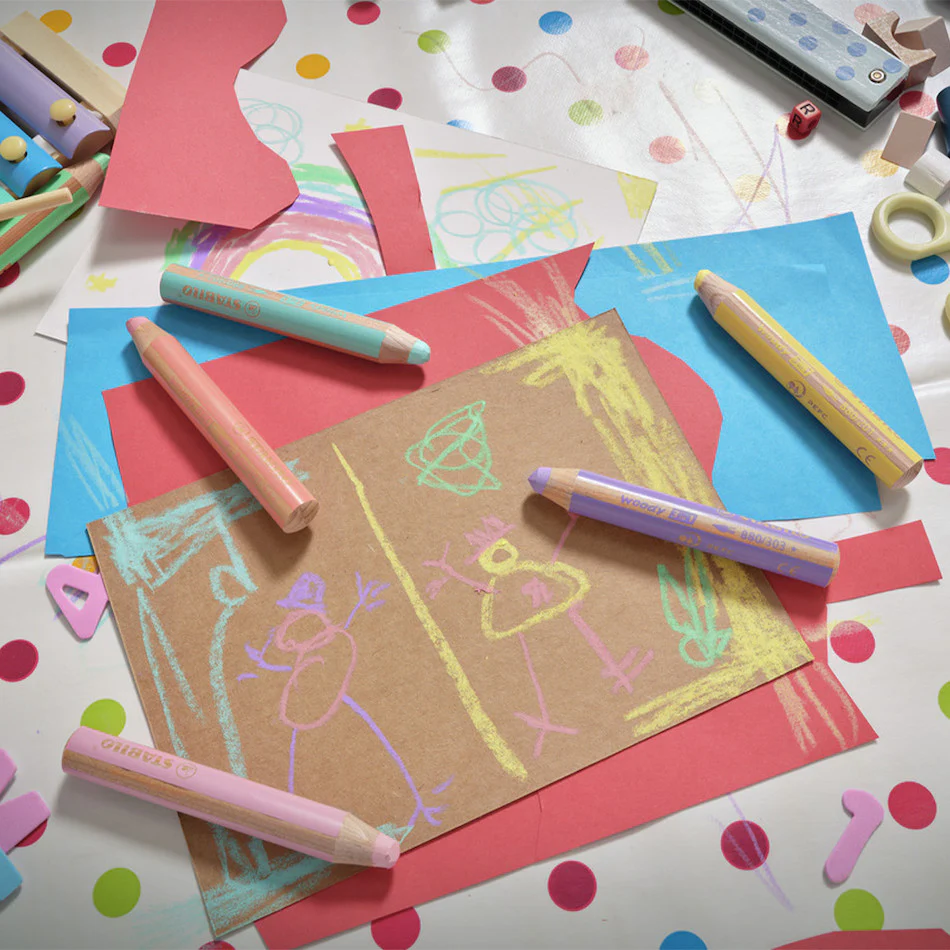 STABILO woody 3 in 1 Pencil and Pastel Pencil Set of 18 - Image 3