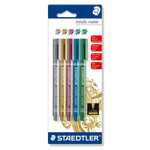 Staedtler Metallic Marker Pen Assorted Set of 5