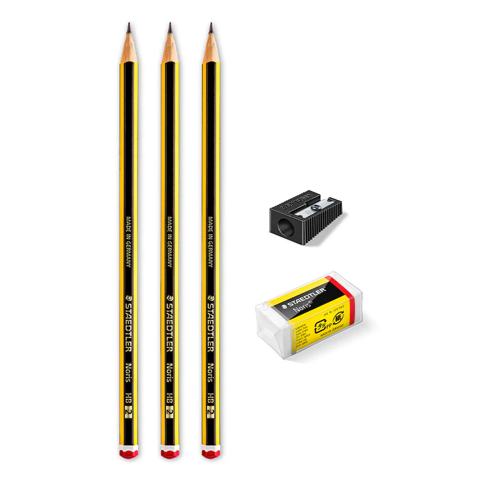 Staedtler Noris Pencil, Eraser and Sharpener Set