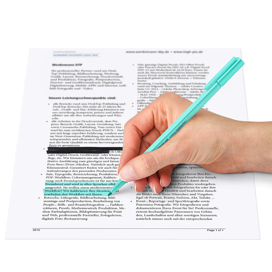 Staedtler Triplus Textsurfer Highlighter Box of 6 Pastel - Image 4