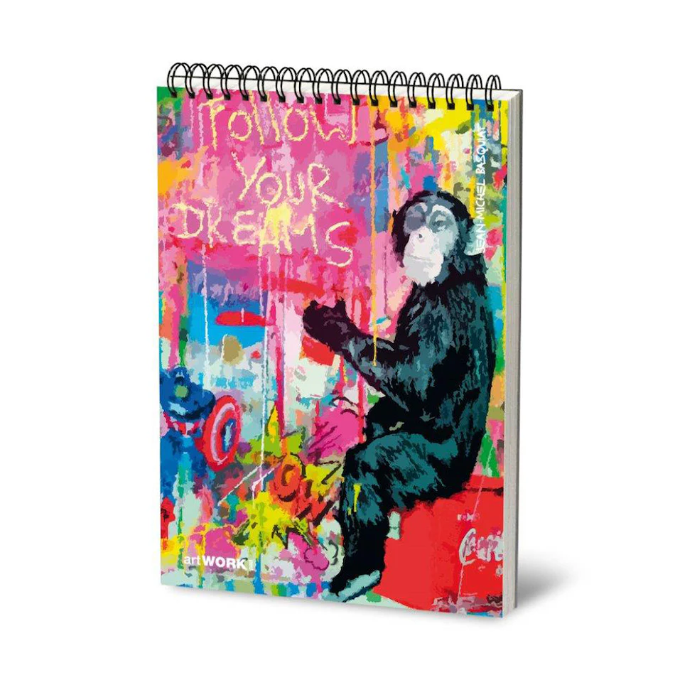 Stifflex artWORK Spiralbound Paint Pad Basquiat 24 x 33