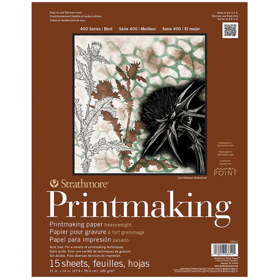 Strathmore 400 Heavyweight Printmaking Pad 11x14in